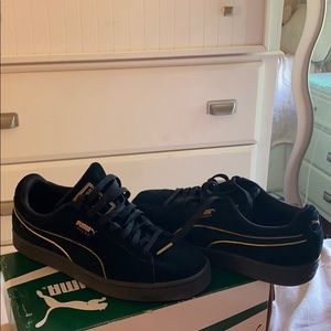 Suade foil fs puma black-gold